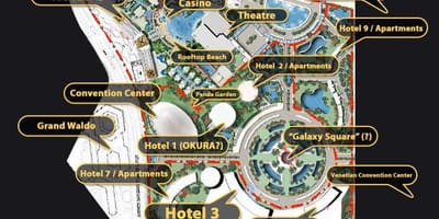 Galaxy Macau verdieping kaart