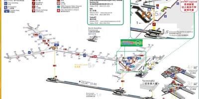 Taipa ferry terminal kaart
