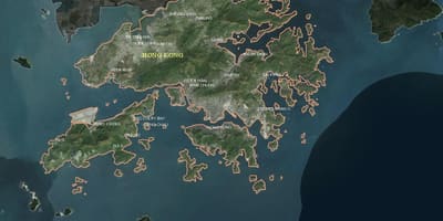 Kaart van Macau 3d