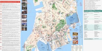 Pataca van het openbaar bus vervoer routes kaart