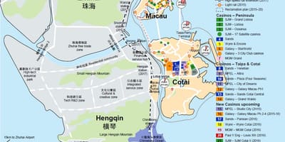 Kaart van red market-Macau
